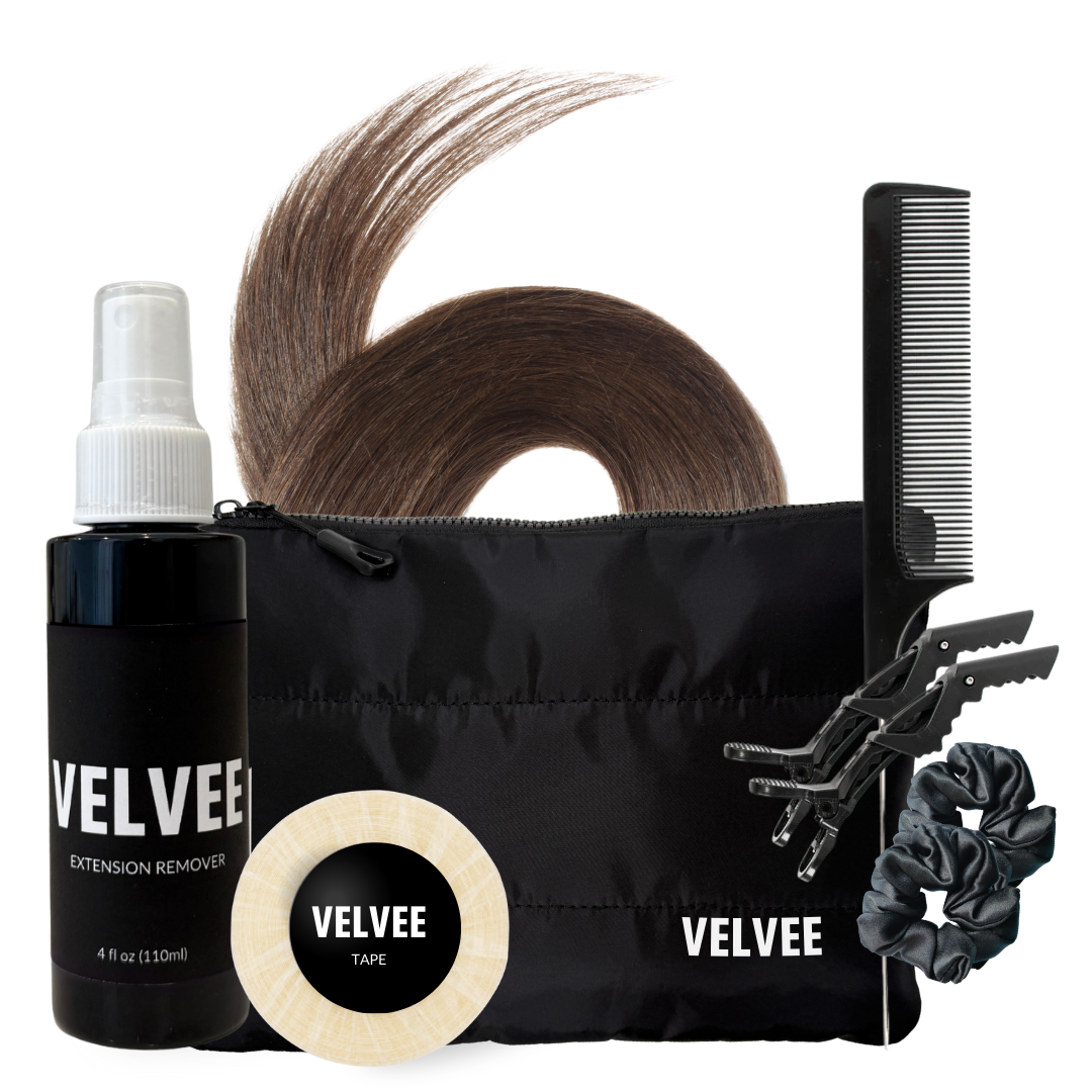 VELVEE Black & Brown Hair Extensions