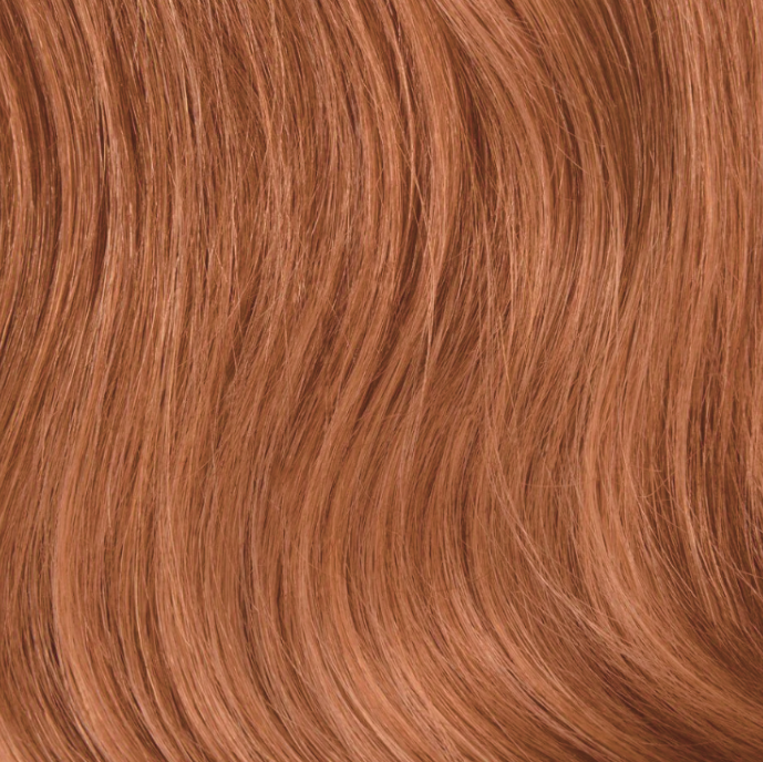 DIY hair extension kit by VELVEE hair offers tape in hair extensions in red.