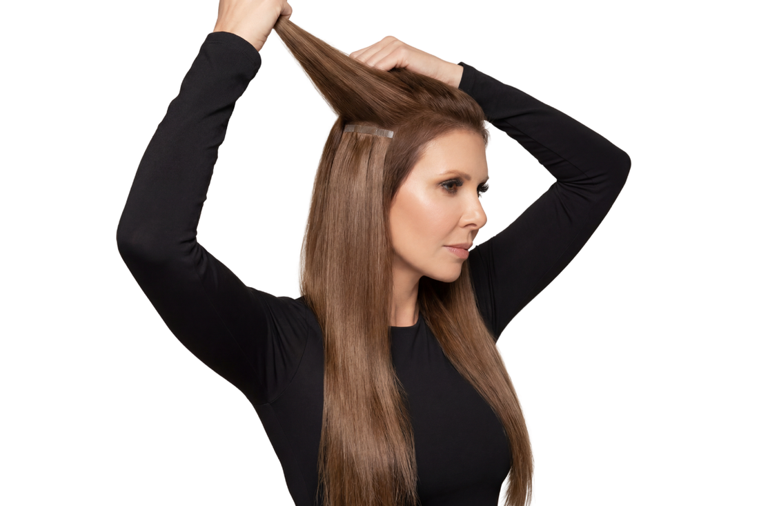 The VELVEE Overlay Method: A Better Way to Install Tape-In Hair Extensions at Home