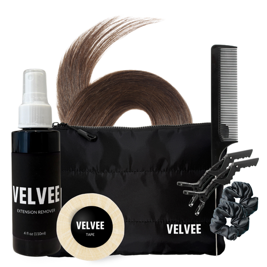 VELVEE Black & Brown Hair Extensions