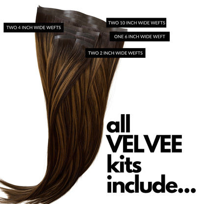 VELVEE Red Hair Extensions